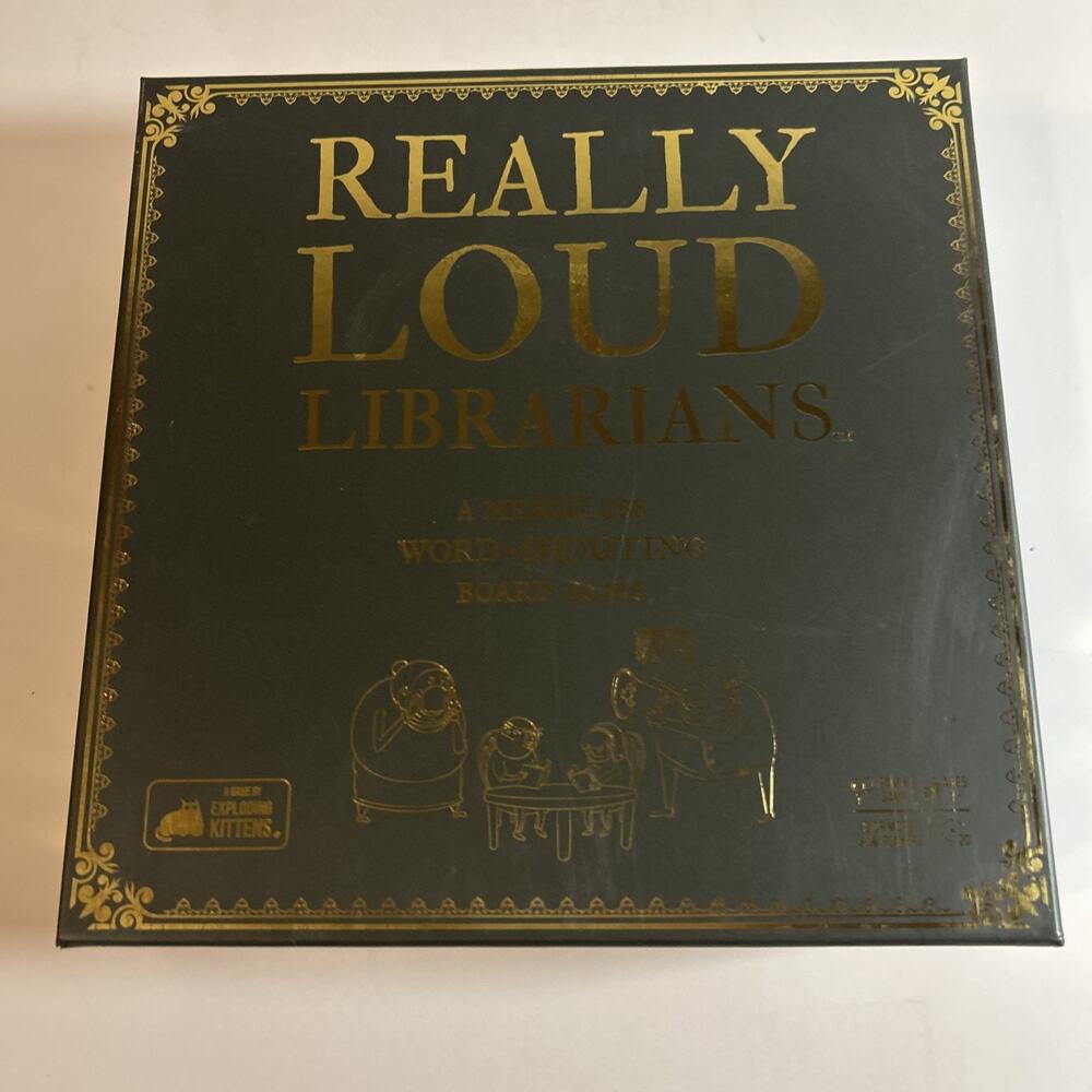 Really Loud Librarians by Exploding Kittens Party Game/Word Game Humor Complete